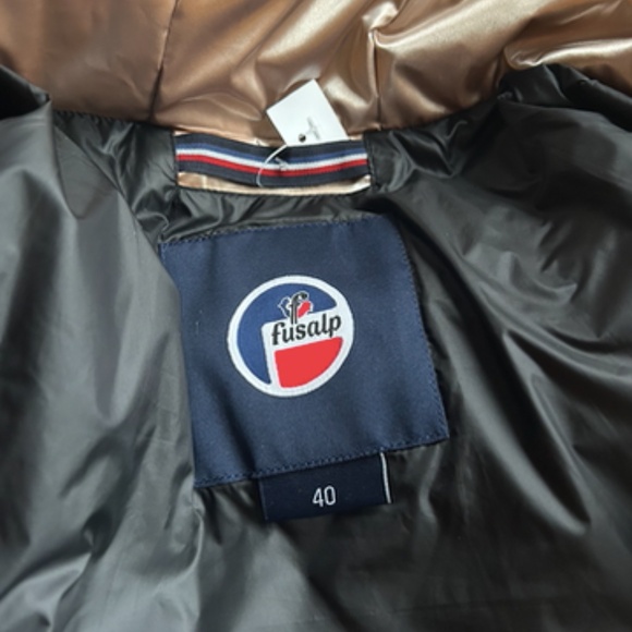 Fusalp luxury winter bomber jacket, size 40 - Picture 3 of 4